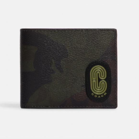 NWT Coach 3 in 1 wallet in Signature canvas with Como Print and Coach Patch - Picture 6 of 9